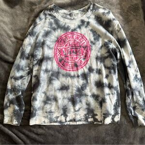 VANS tie-dye logo sweatshirt